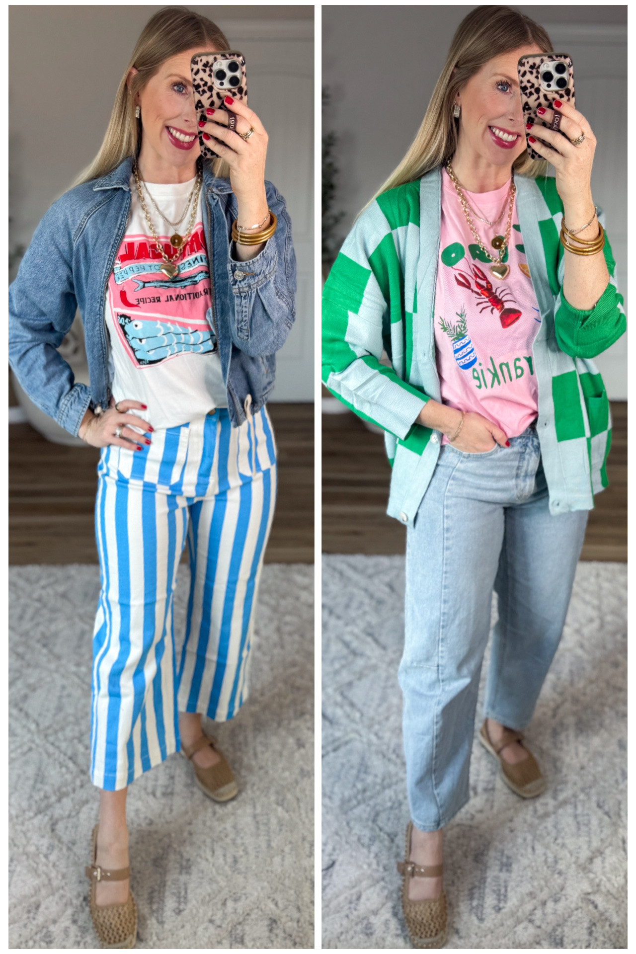 2 ways to style this graphic tee from Amazon! 

#LTKmomlife #LTKootd