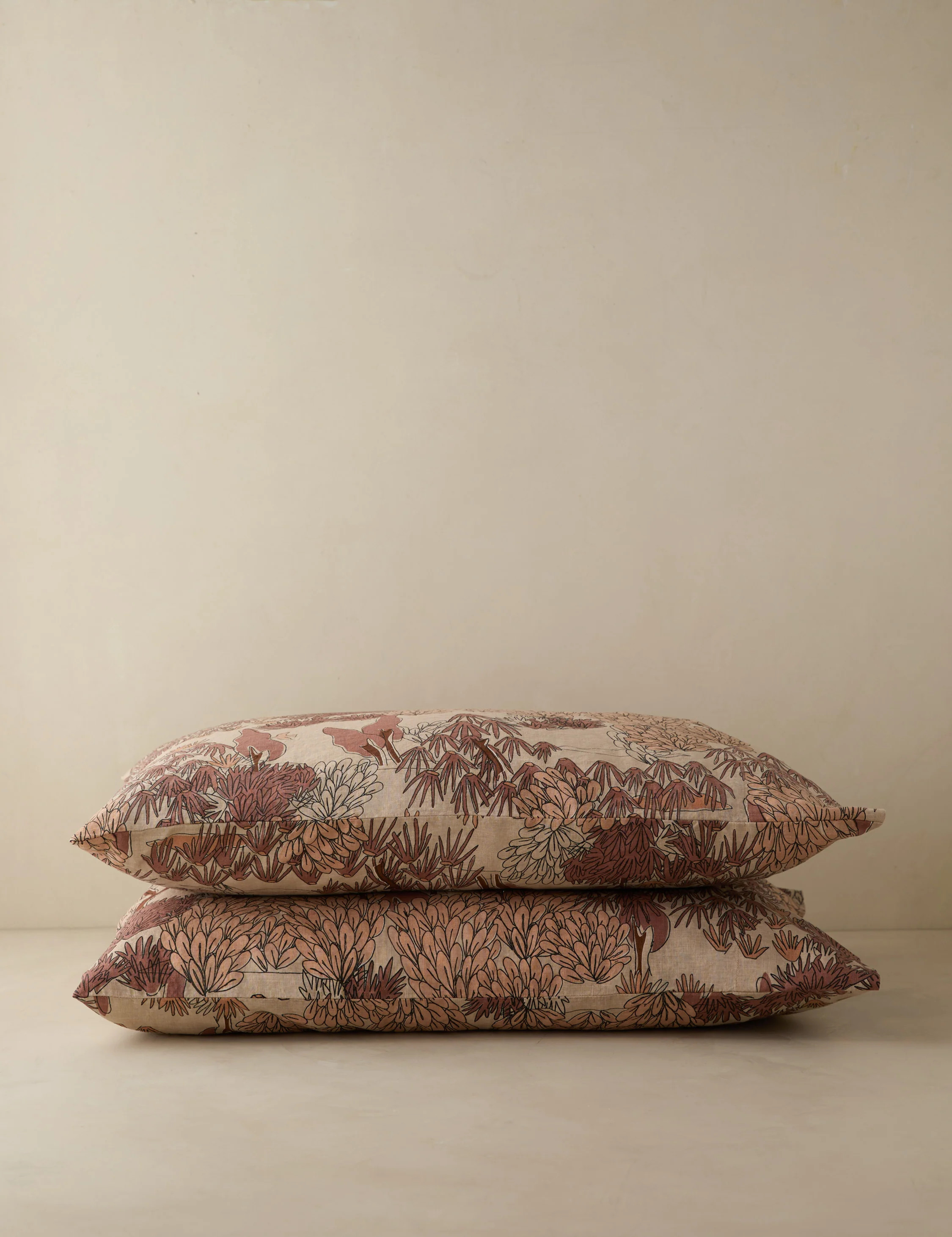 Garden Walk Linen Cotton Pillowcase (Set of 2) by Sarah Sherman Samuel | Lulu and Georgia 