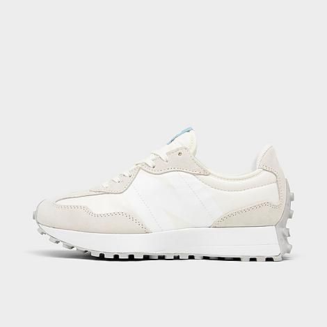New Balance Women's 327 Casual Shoes in Off-White/Sea Salt Size 9.0 Nylon/Suede | Finish Line (US)