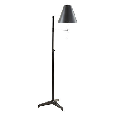 Preston Task Floor Lamp with Adjustable Height & Antique Brass Finish | Ballard Designs, Inc.
