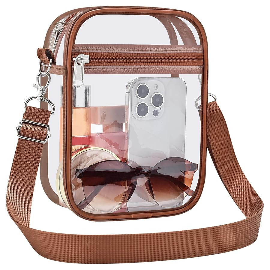 USPECLARE Clear Purse Stadium Approved CrossBody Bag for Men and Women | Amazon (US)