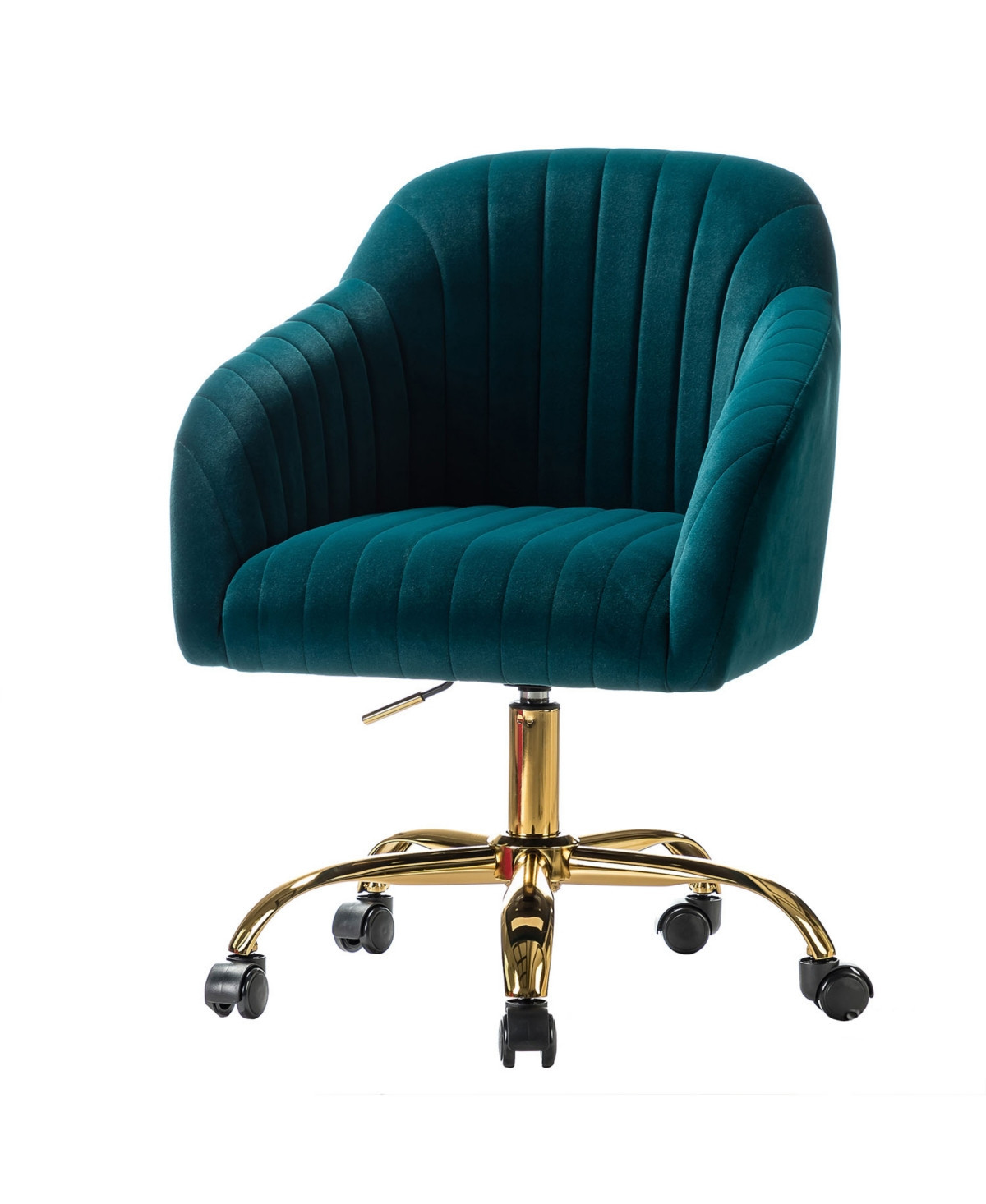 Velvet Home Office Desk Chair Height Adjustable Chair - Teal | Macy's