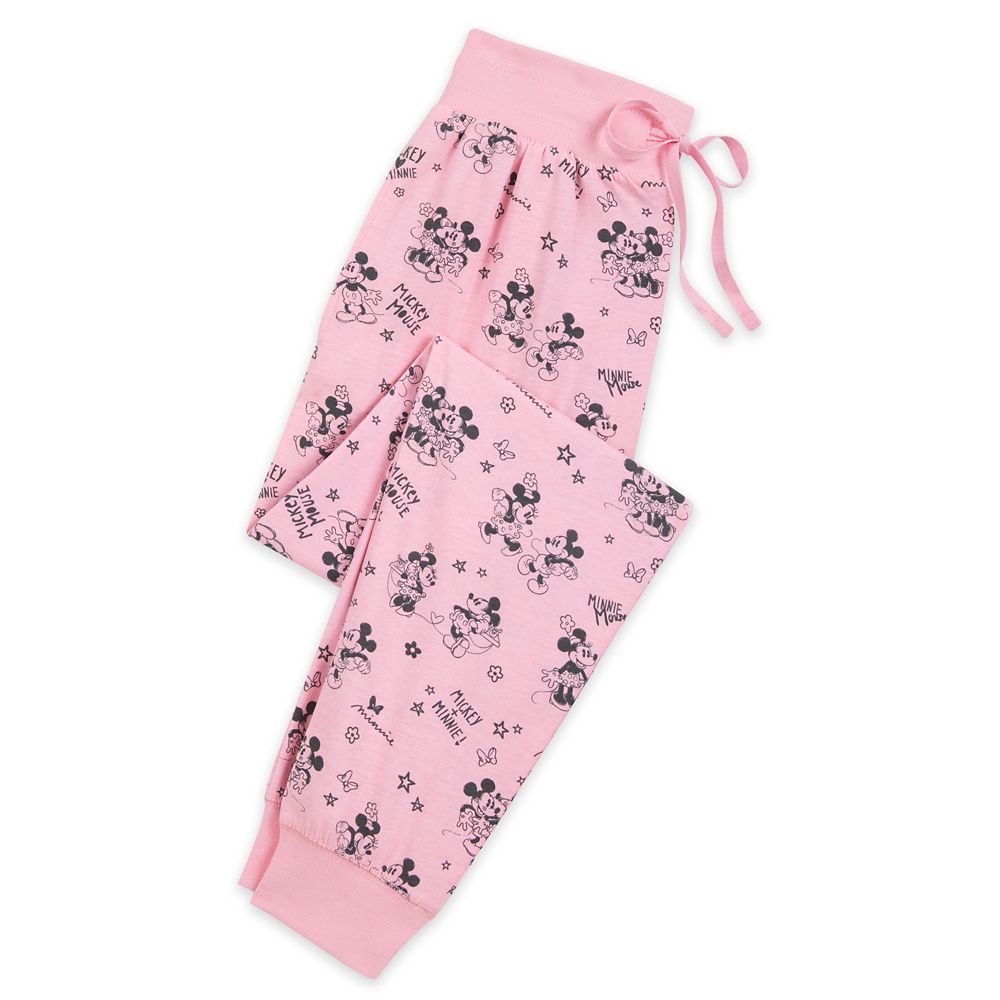 Mickey and Minnie Mouse Lounge Pants for Women | Disney Store