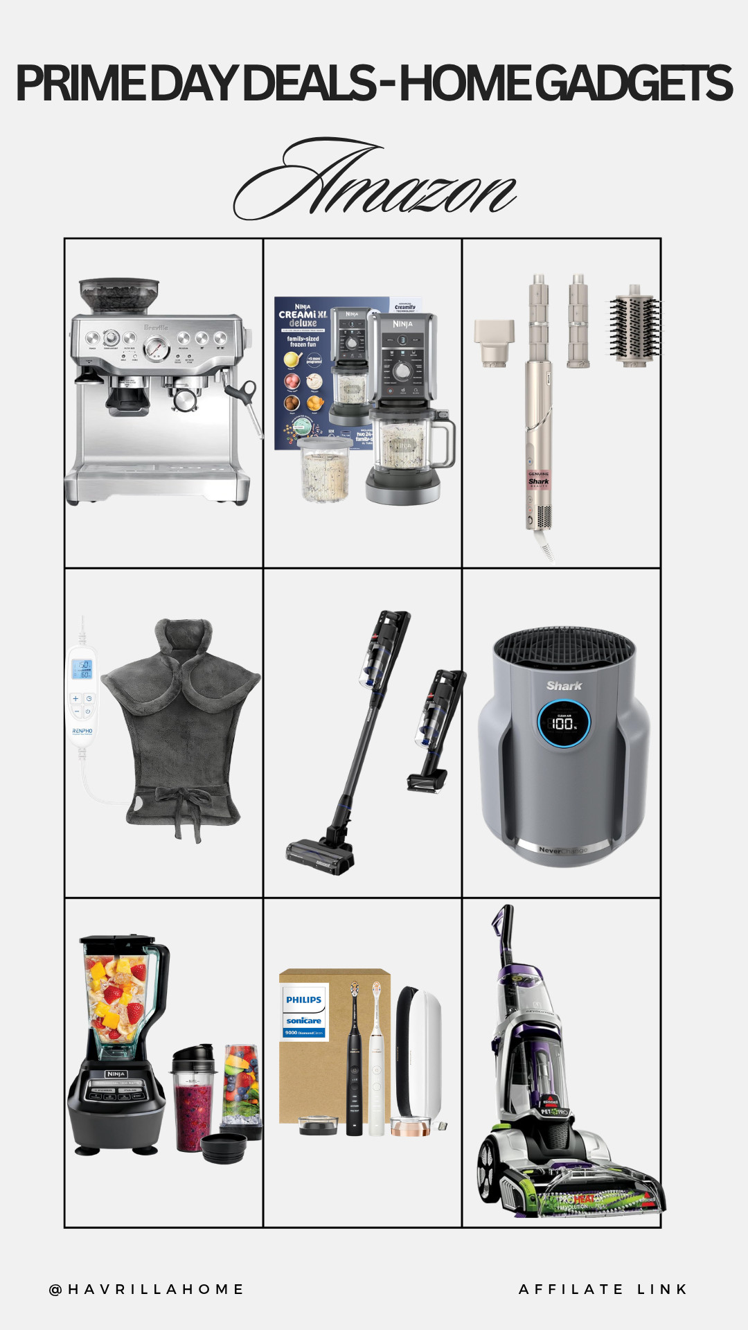 Prime Day Home Gadgets, Prime Day gadgets, Amazon gadgets, home technology, Shark FlexStyle, Ninja Creami, espresso machine, cordless vacuum, air purifier, heating pad, Sonicare toothbrush, carpet cleaner, kitchen appliances, smart home products, cleaning gadgets, wellness gadgets, home essentials, Amazon Prime Day deals, household upgrades, trending Amazon finds, best Amazon gadgets

#LTKSaleAlert