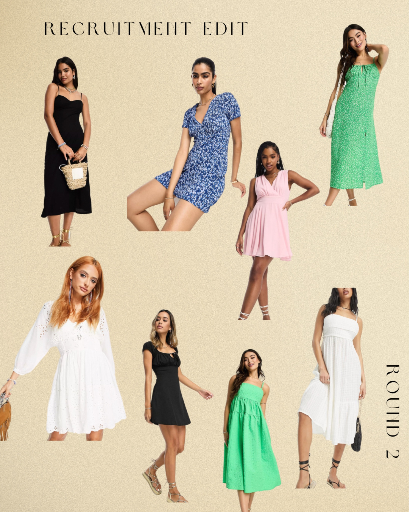 Round 2 inspo! Think elevated sun dresses, maybe even a fun two piece set. This should be something a little bit more dressed up than your round one outfit!

Sorority 
Recruitment
Panhellenic
College
Back to school
Summer
Dresses
Outfits
Recruitment inspiration 

#LTKBacktoSchool #LTKSeasonal #LTKstyletip