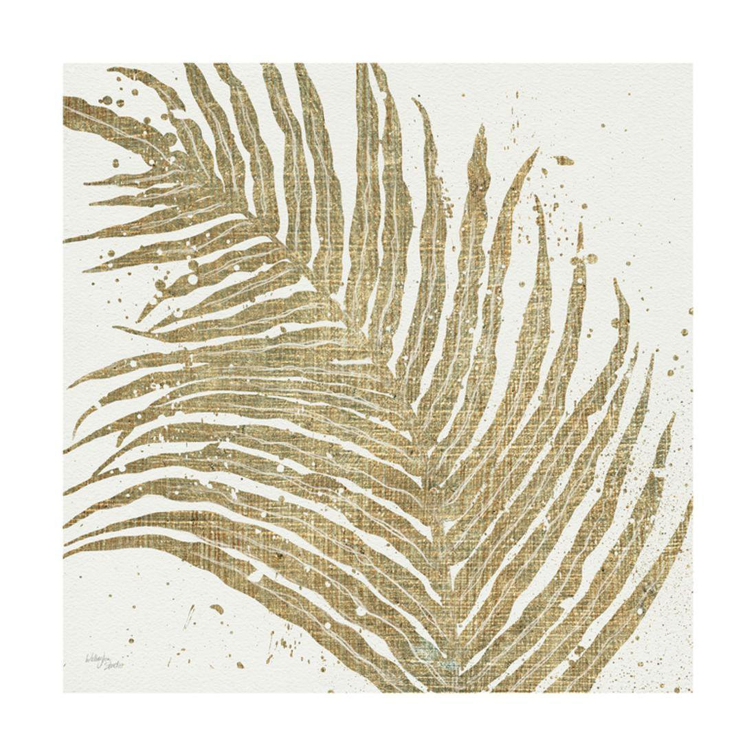 Gold Leaves I Print Wall Art By Jim Wellington | Walmart (US)