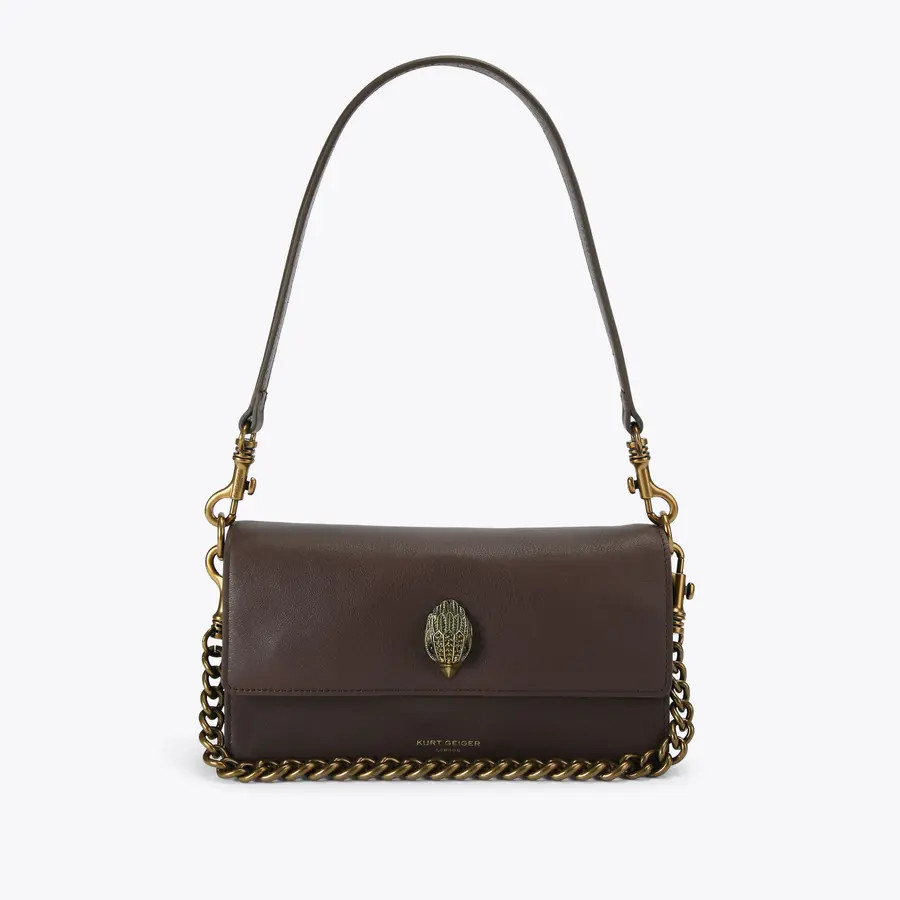 SHOREDITCH SOFT SH Black  Leather Soft Shoulder Bag by Kurt Geiger London | Kurt Geiger US