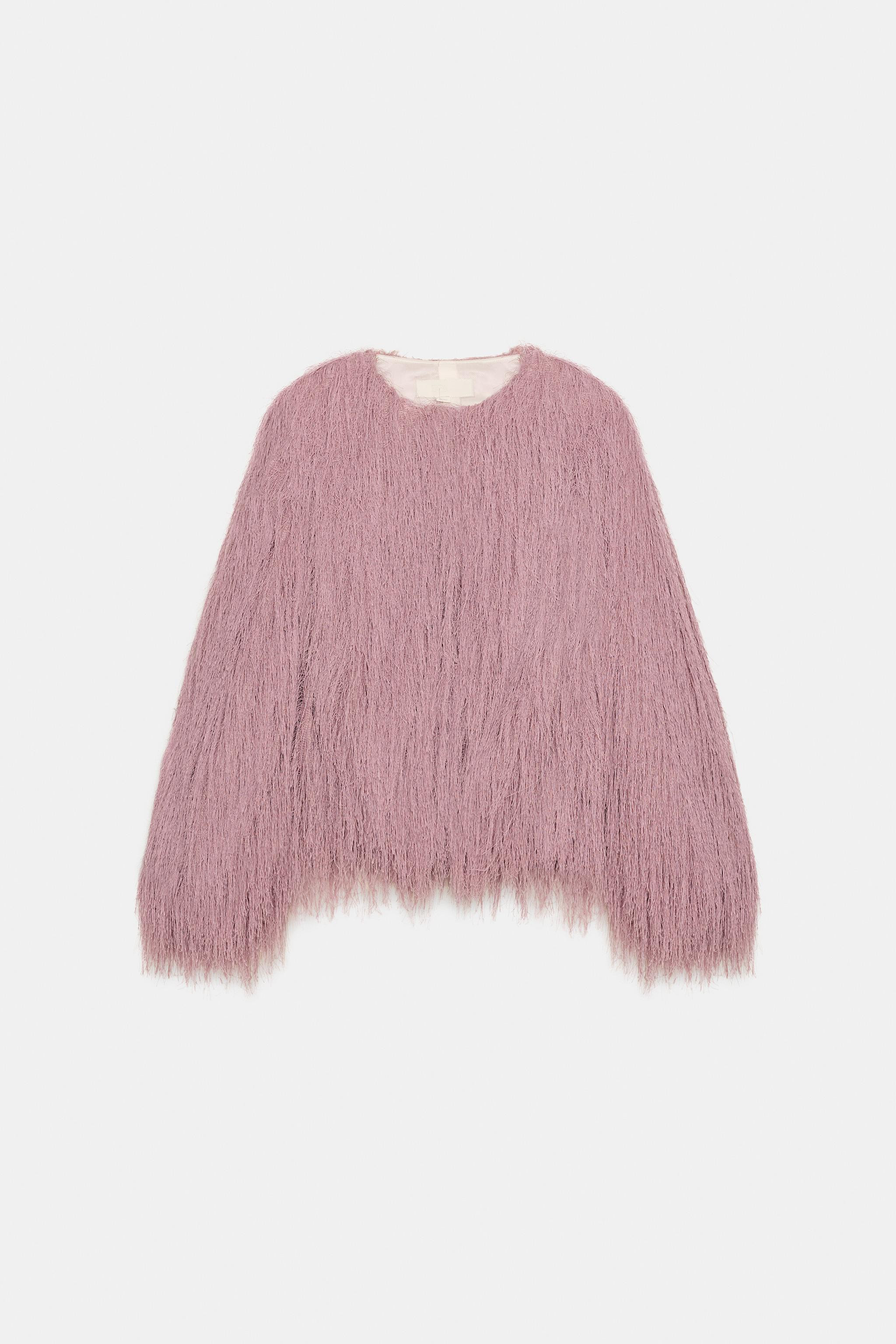 FRINGED BOMBER JACKET | Zara US