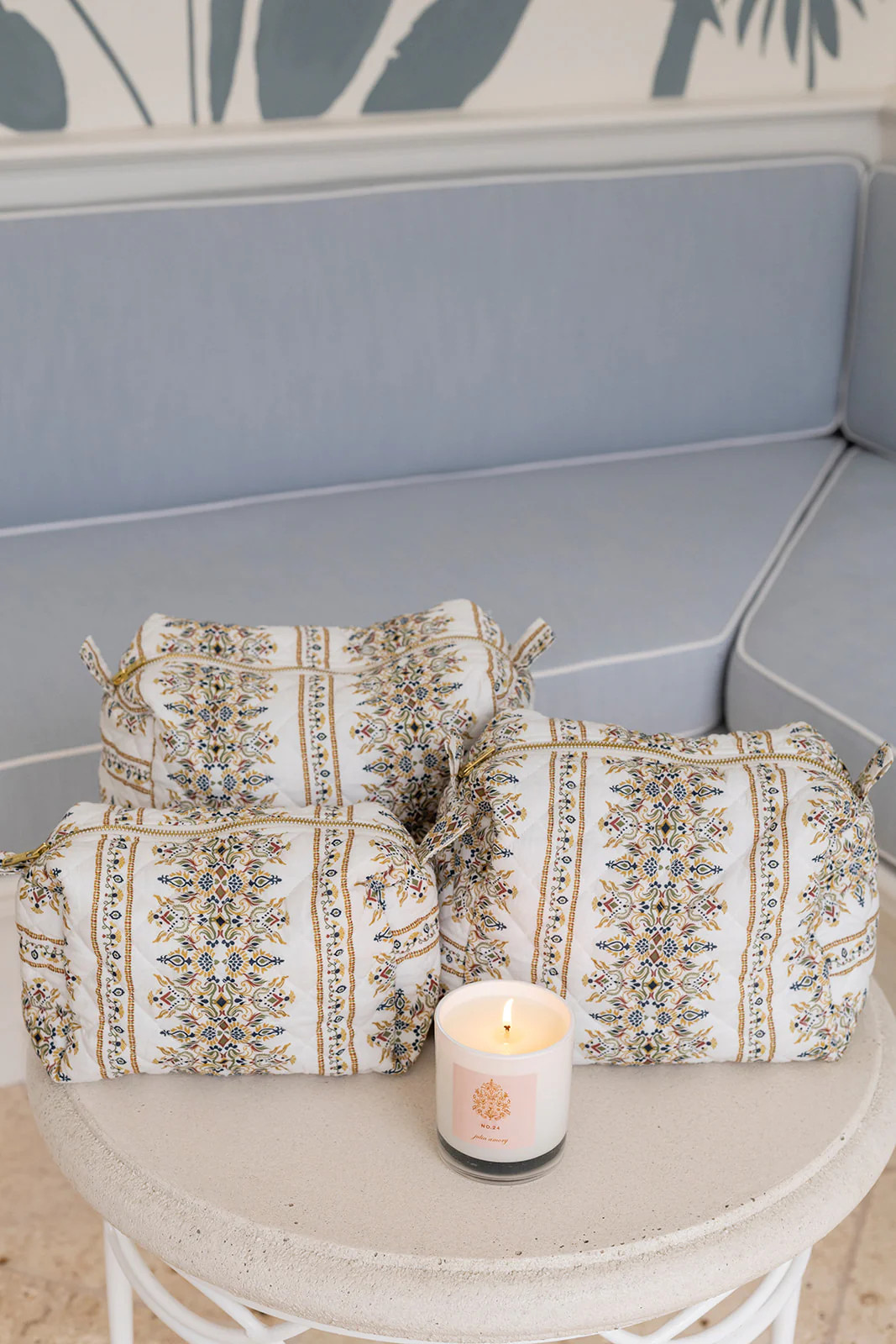 Ecru Fleur Toiletry Set | Julia Amory