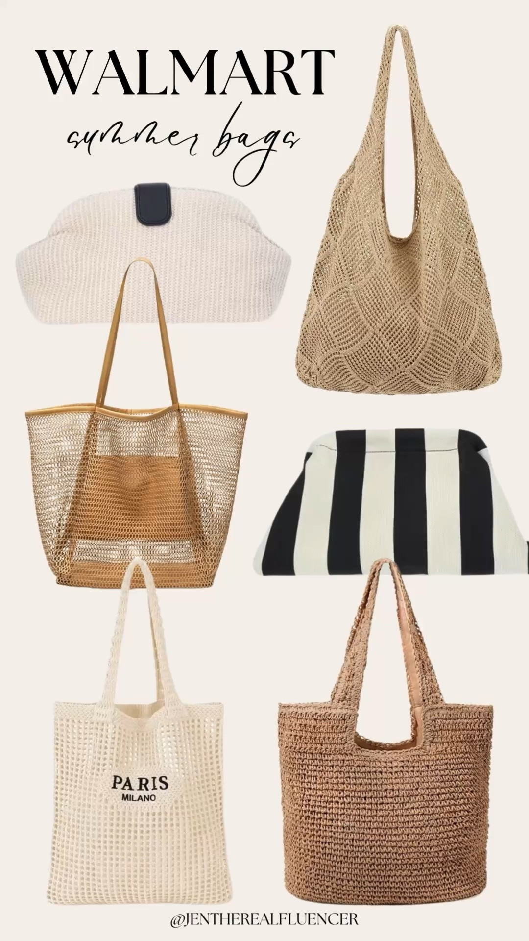 Perfect summer bags at Walmart 🌸😍 whether you’re going to the beach or on vacation these all would be so great! 

#LTKSwim #LTKTravel #LTKSeasonal