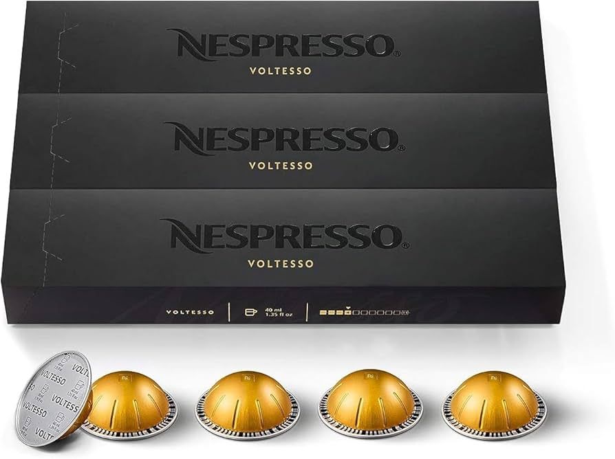 VertuoLine Espresso Capsules (1.35 Ounce): Voltesso, Light and Sweet, 30 Capsules (Pack of 3), Br... | Amazon (US)