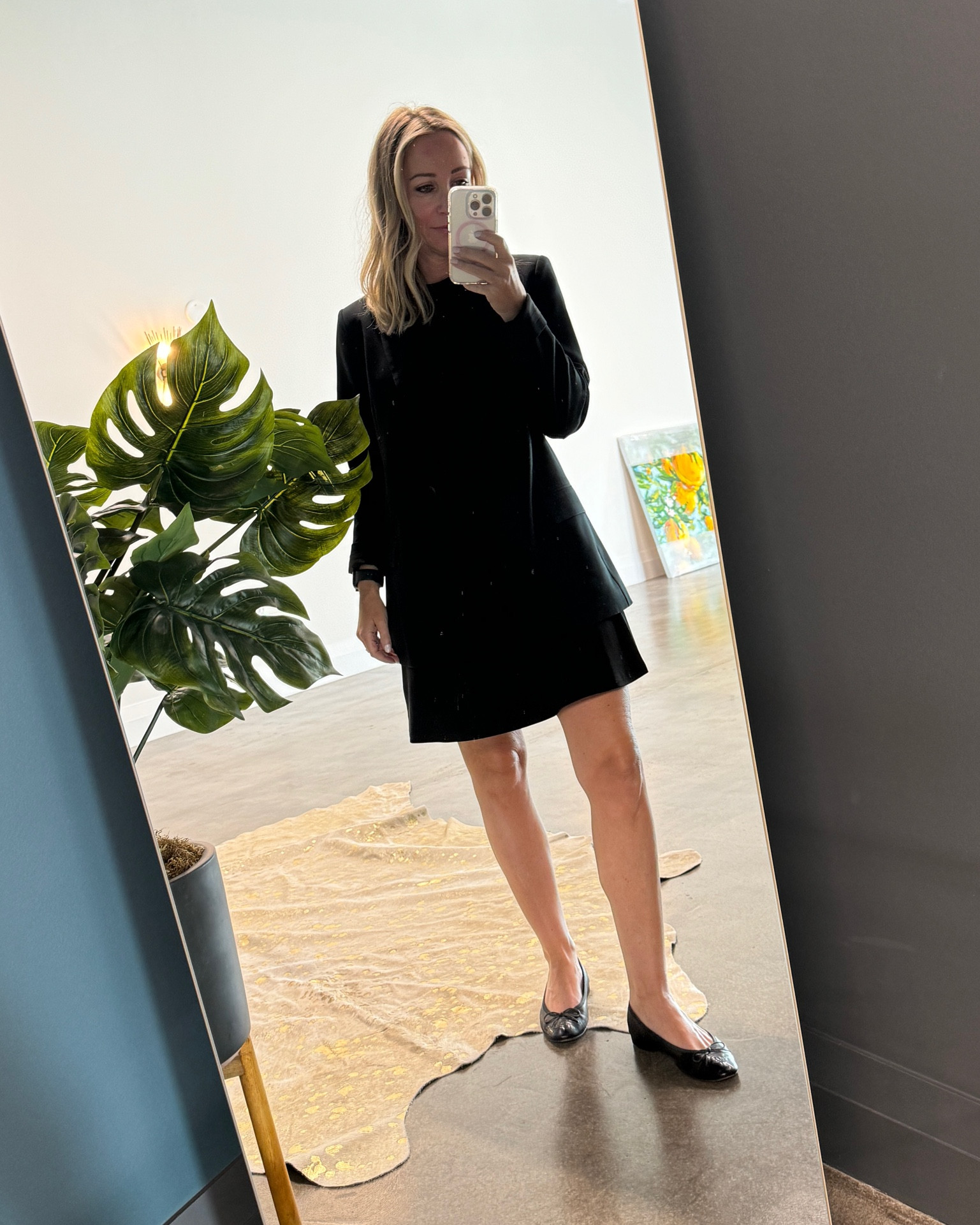 Uniform! Theory dress, jacket, black flats workwear made easy 

#LTKOver40 #LTKSeasonal #LTKWorkwear