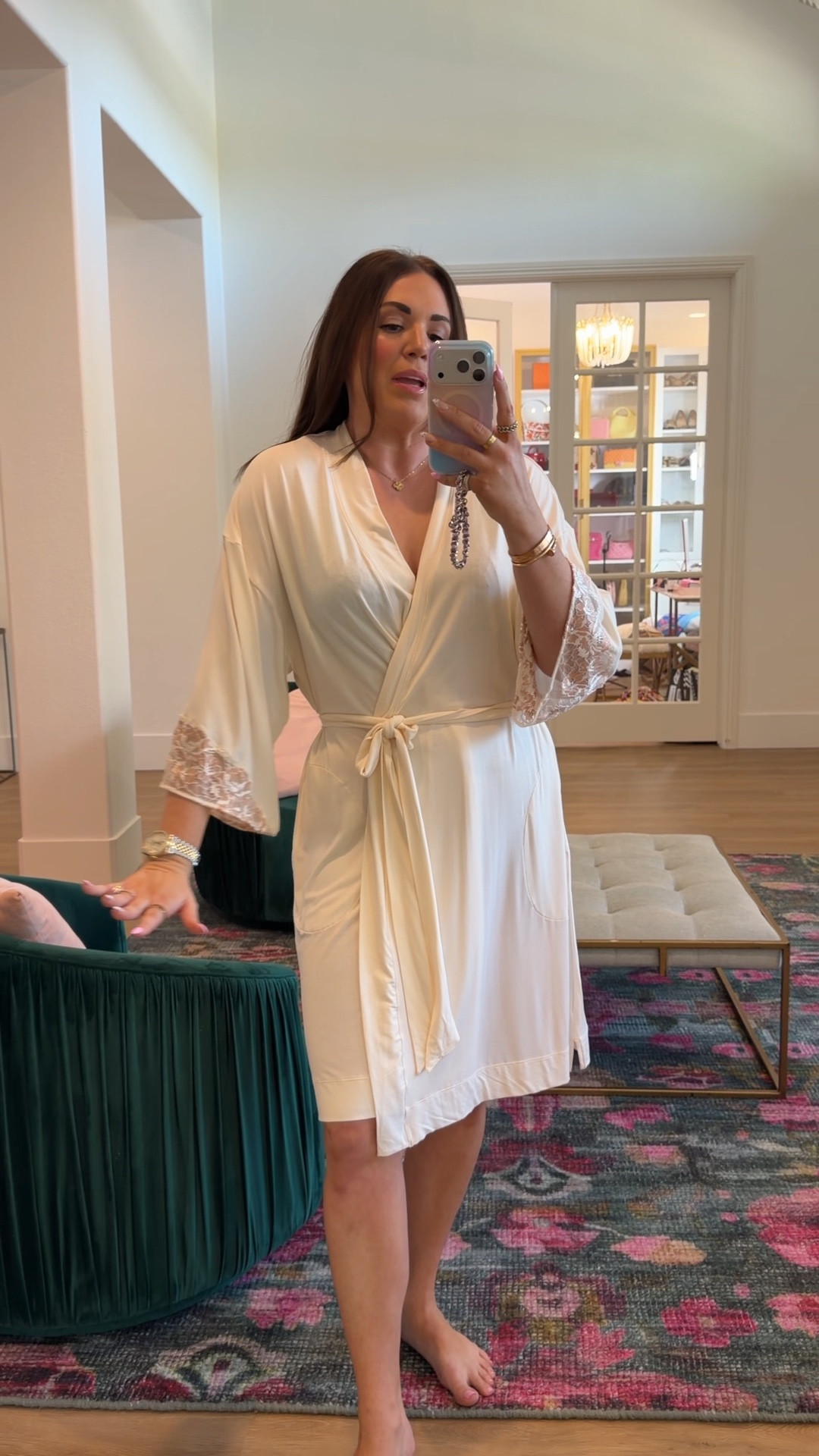 cirvy midsize spring lingerie! wearing size l/xl in robe and size 36C in bra 

#LTKSeasonal #LTKMidsize