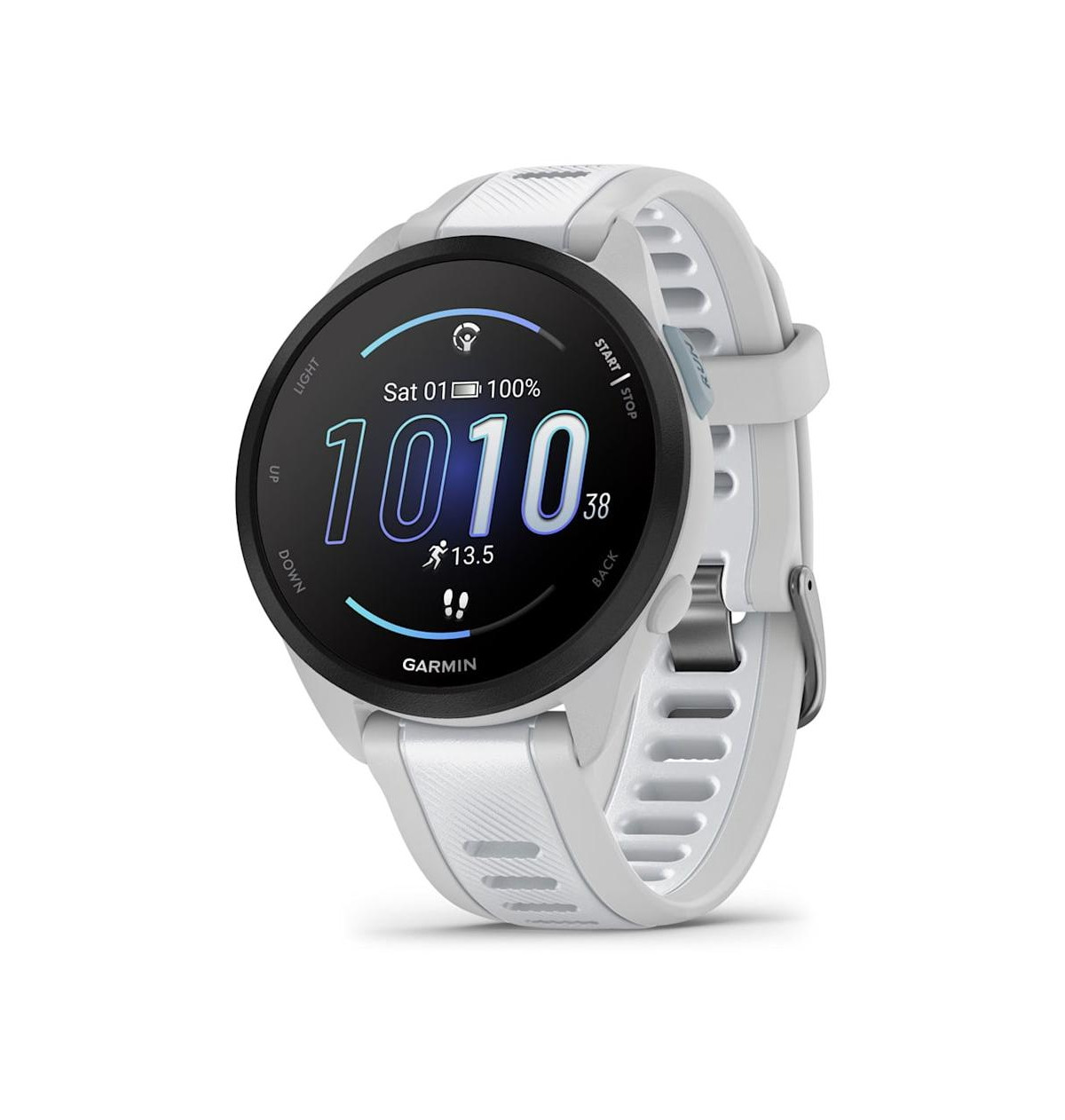 Garmin Forerunner 165 Music, Gps Smartwatch for Run & Fitness - Mist gray/whitestone | Macy's