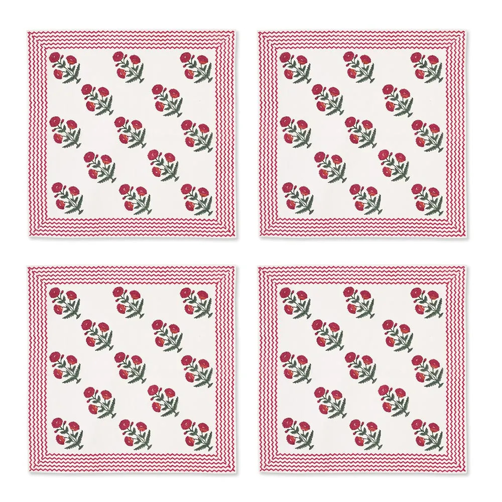 Good Earth Blooming Poppies Napkin Set | The MET