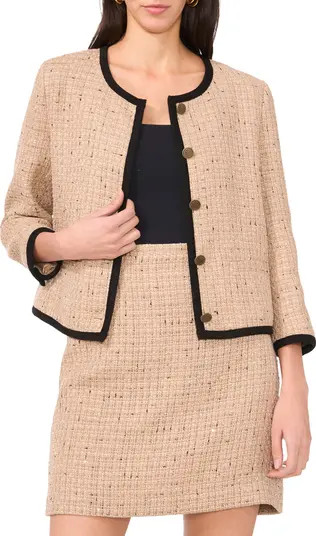 Vince Camuto Front Button Blouson Jacket | Nordstrom | Nordstrom
