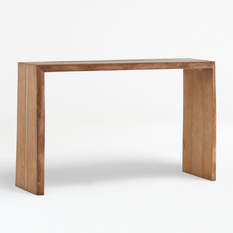 Montana 50x14 Live Edge Console Table + Reviews | Crate and Barrel | Crate & Barrel