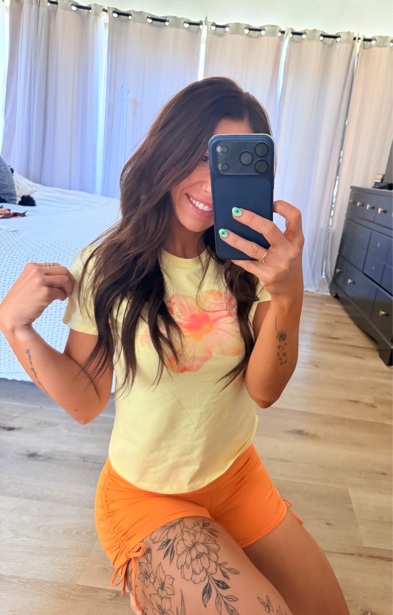 Summer colors 💛 gotta grab these shorts in more colors 🙌🏼

#LTKMothersDay #LTKgrwm #LTKootd