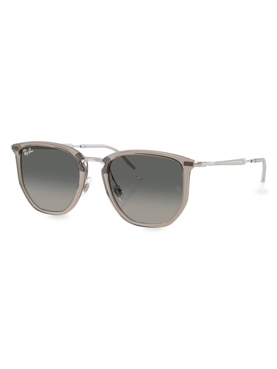 Ray-Ban RB4451 53MM Round Sunglasses | Saks Fifth Avenue | Saks Fifth Avenue