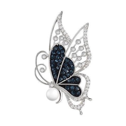EMEGCY Butterfly Brooch Elegant Butterfly Brooch Pin Animal Lapel Pin Wedding Jewelry for Women Christmas Gift | Amazon (US)