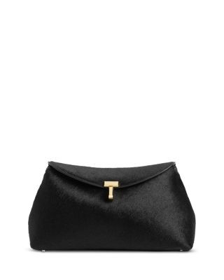 T Lock Calf Hair Convertible Clutch | Bloomingdale's (US)