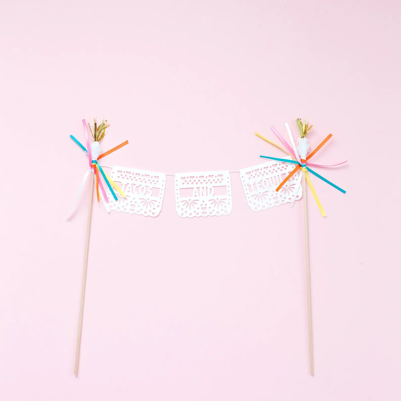 Fiesta Cake Topper, Papel Picado Cake Topper, Wedding Topper, Cinco de Mayo, Mexican Fiesta Decor... | Etsy (US)