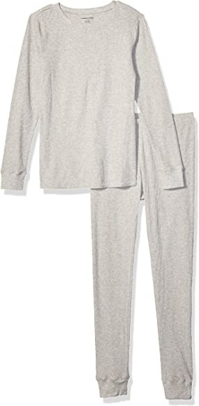 Amazon Essentials Women's Waffle Snug Fit Pajama Set | Amazon (US)