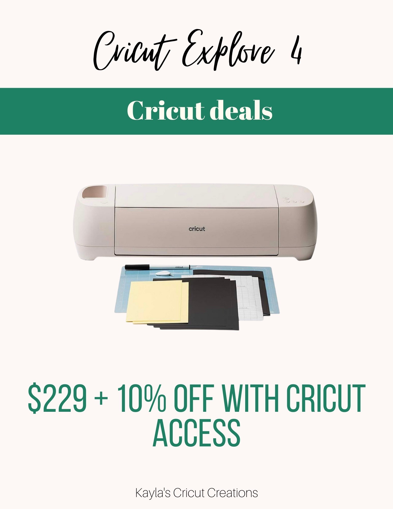 Cricut explore 4 deal