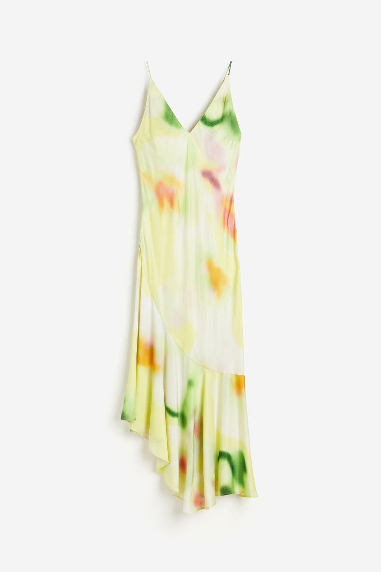 Asymmetric-hem Slip Dress | H&M (US)