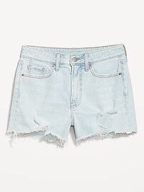 High-Waisted OG Straight Jean Shorts, Old Navy | Old Navy (US)