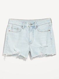 High-Waisted OG Straight Jean Shorts, Old Navy | Old Navy (US)