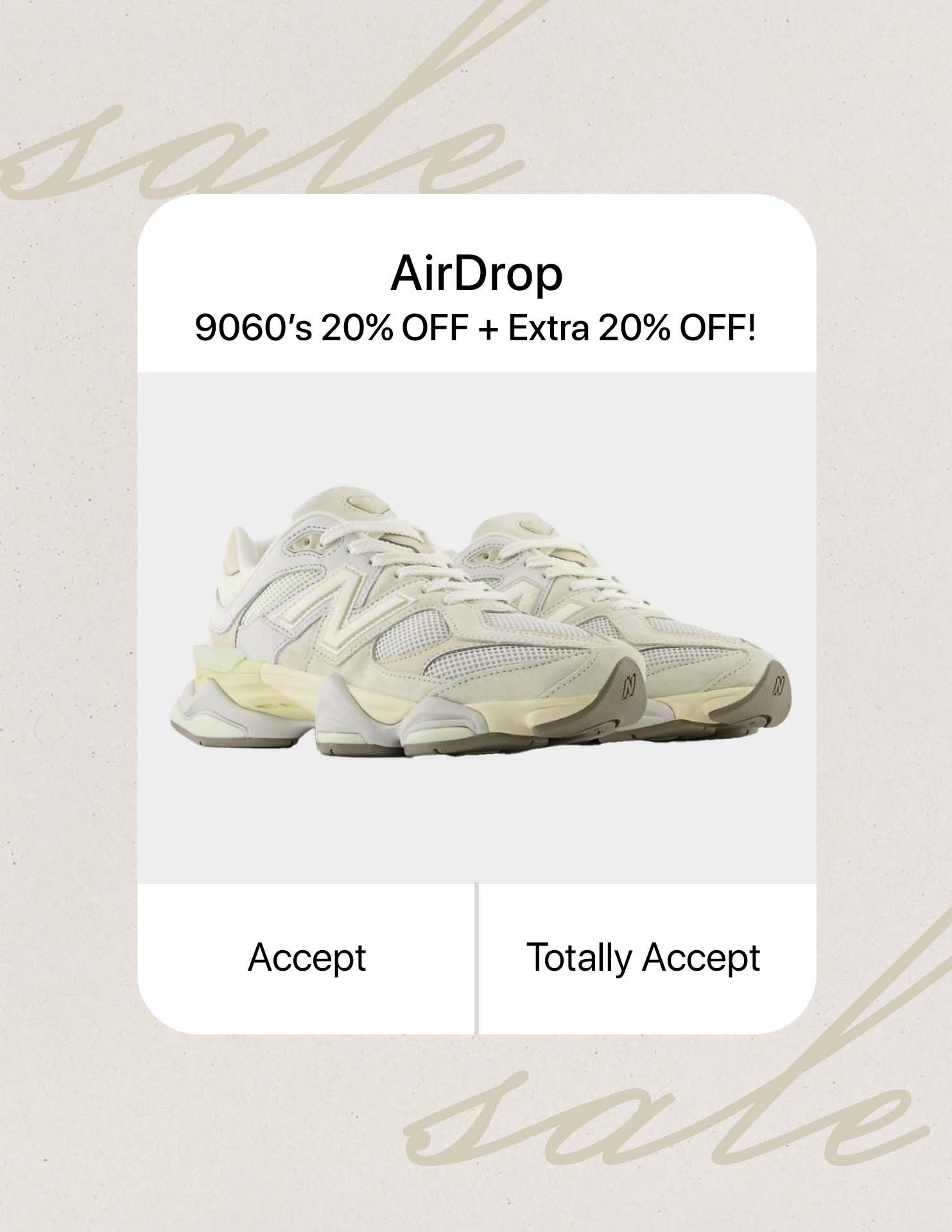 New Balance 9060’s 20% OFF PLUS an Extra 20% OFF with code: SAVINGS

#LTKShoeCrush #LTKSaleAlert #LTKStyleTip