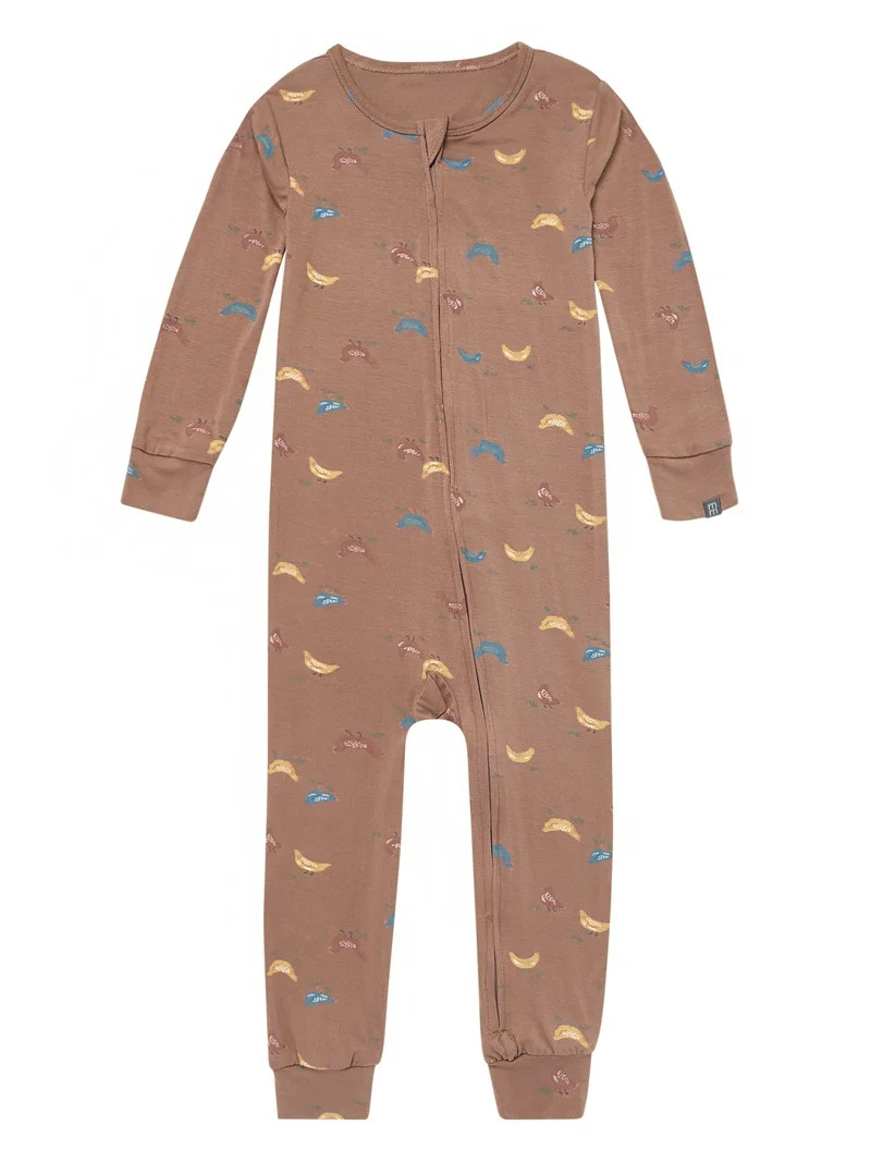 Modern Moments by Gerber Baby and Toddler Neutral Super Soft One-Piece Pajamas, Sizes 0/3 Months ... | Walmart (US)