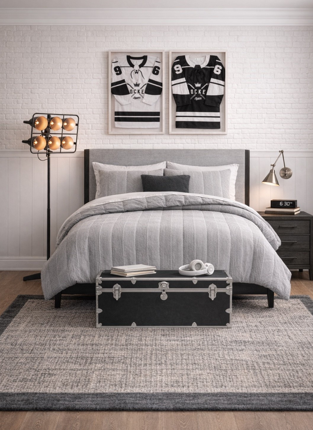 Game day style meets timeless design - this clean, modern bedroom delivers a winning look that grows with him. 

Boys room, boys room design, boys room furniture, boys room design ideas, boys room design, boys room rug, boys room furniture, boys room lighting, boys room lamp, boys room findsX boys room bed, boys room nightstand, boys room decor ideas, modern boys room, boys room bed, wayfair boys bedroom furniture, wayfair bedroom, boys room lighting, boys room decor ideas, boys room hockey, hockey bedroom, hockey room design, hockey room decor, hockey room ideas, boys room nightstand, sports bedroom, sports themed bedroom, wayfair, pottery barn teen 



#LTKKids #LTKmomlife #LTKHome