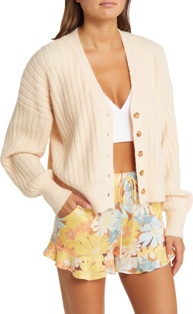 Rip Curl Afterglow V-Neck Cardigan | Nordstrom | Nordstrom