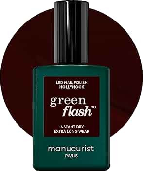 MANUCURIST • Green Flash LED Gel Nail Polish • Vegan • 12-Free, Plant-Based (55%) Gel Polis... | Amazon (US)
