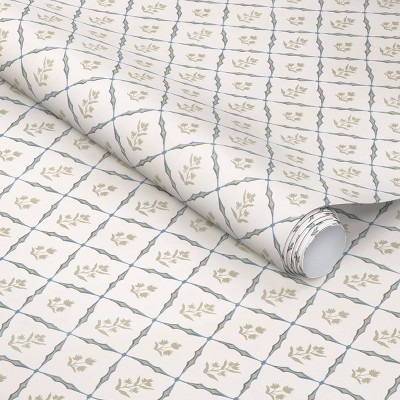 Block Print Cottage Floral Peel and Stick Wallpaper - Threshold™ | Target
