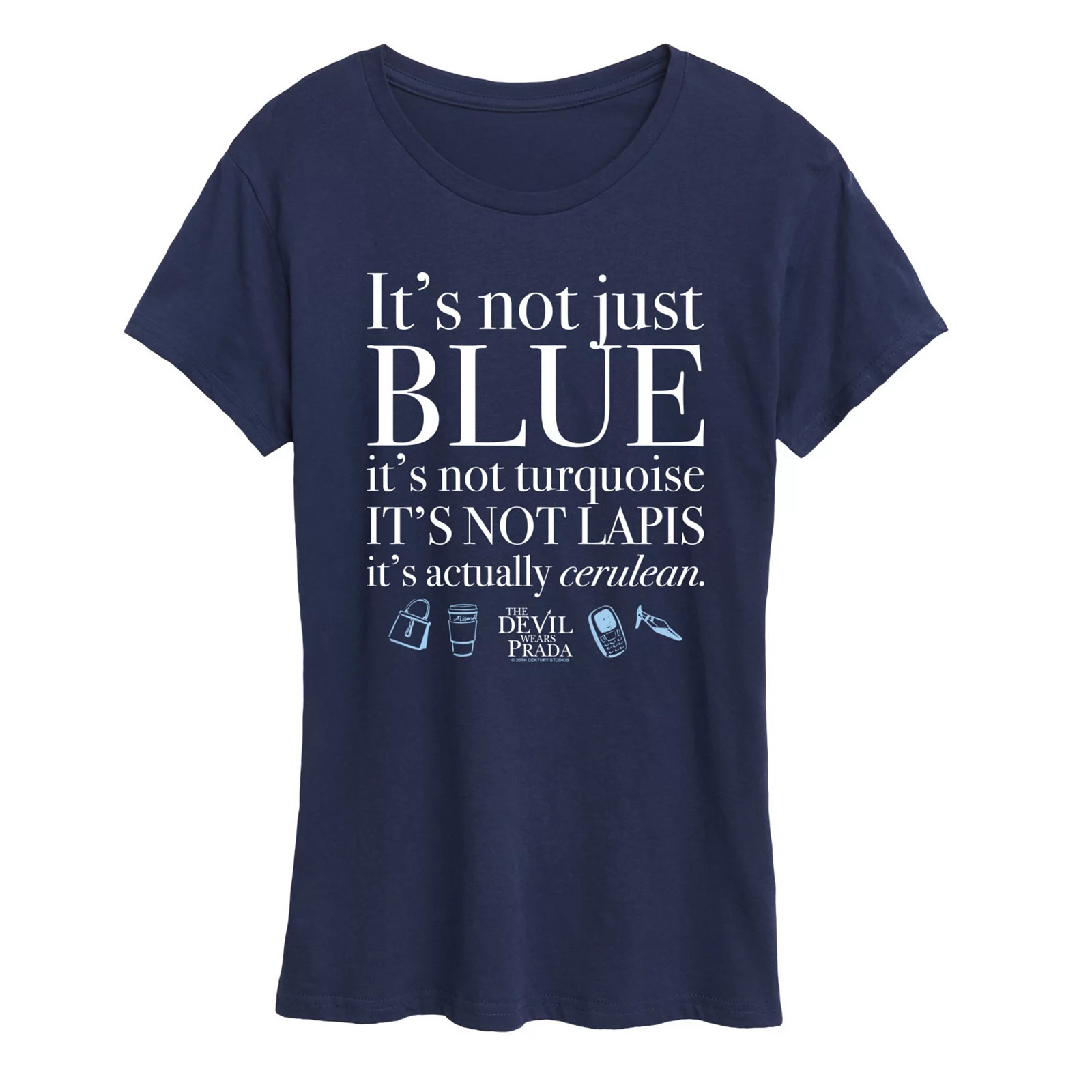 Women's The Devil Wears Prada It's Not Just Blue Graphic Tee, Size: Medium | Kohl's