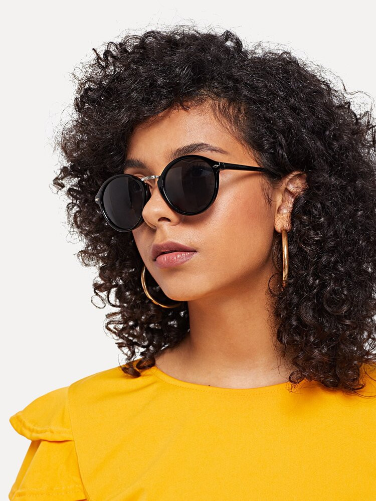 Metal Bridge Sunglasses | SHEIN