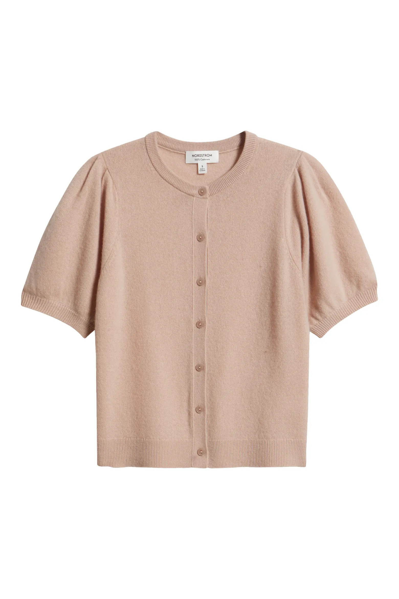 Puff Sleeve Cashmere Cardigan (Women) | Nordstrom | Nordstrom