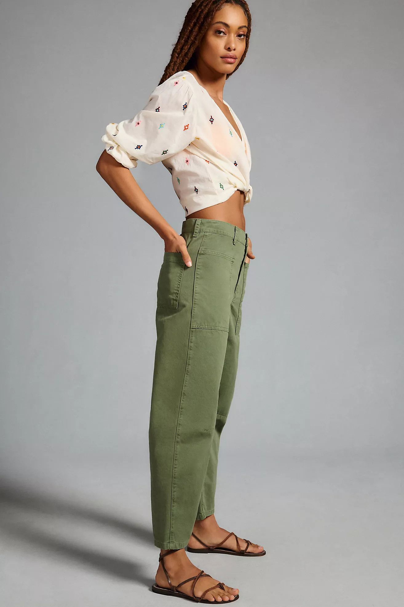 Velvet by Graham & Spencer Brylie Twill Pants | Anthropologie (US)
