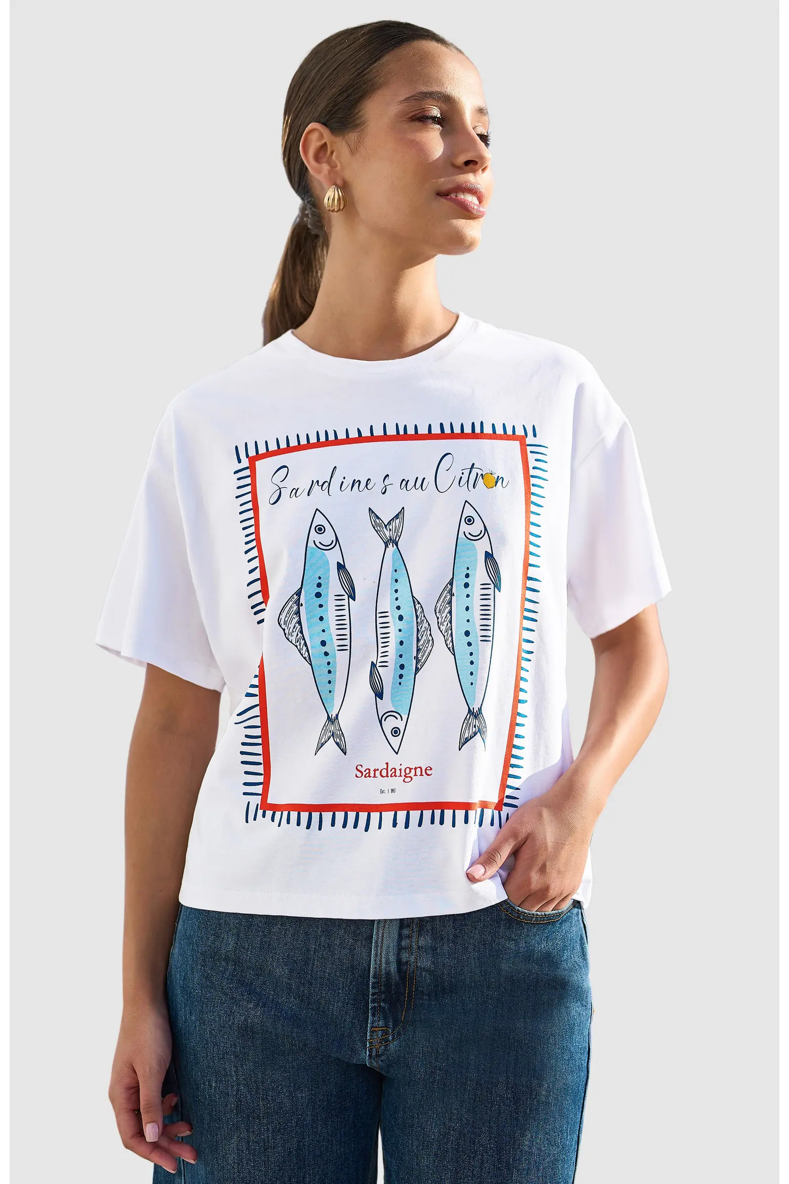 Cotton Summer Motif T-Shirt (Women) | Nordstrom | Nordstrom