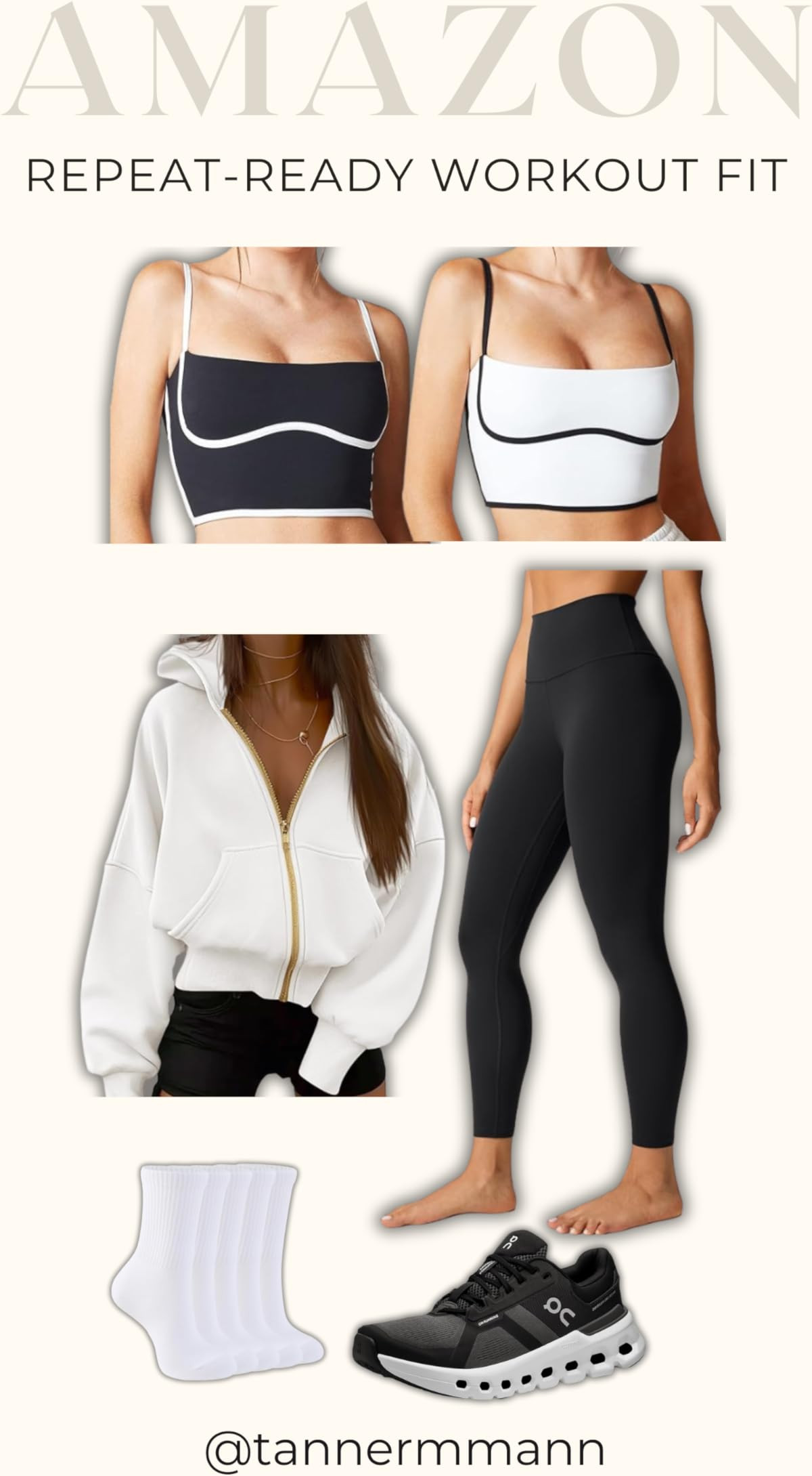 Move With You Sleeveless Spaghetti Strap Padded Sports Bra Tank Tops Square Neck Double Layer Workout Fitness Basic Crop Tops | Amazon (US)