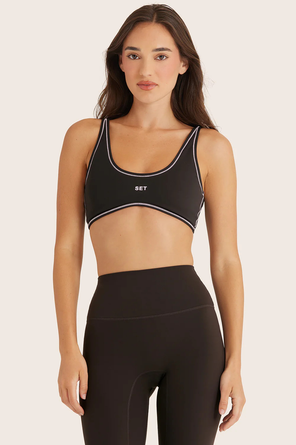 SPORTBODY® SPORTY STITCH BRA - BIRTHDAY ESPRESSO | SET Active