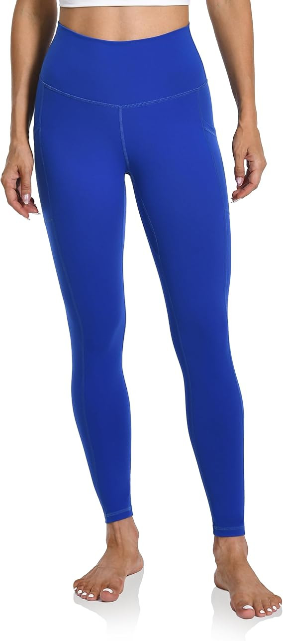 Colorfulkoala Women's High Waisted Tummy Control Workout Leggings 7/8 Length Yoga Pants with Pock... | Amazon (CA)