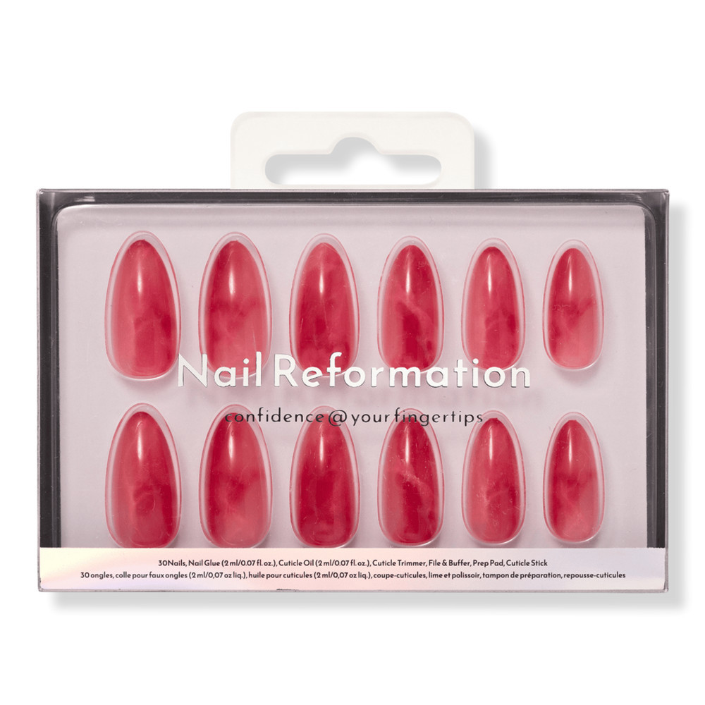 Nail Reformation Pink Lava Press On Nails | Ulta