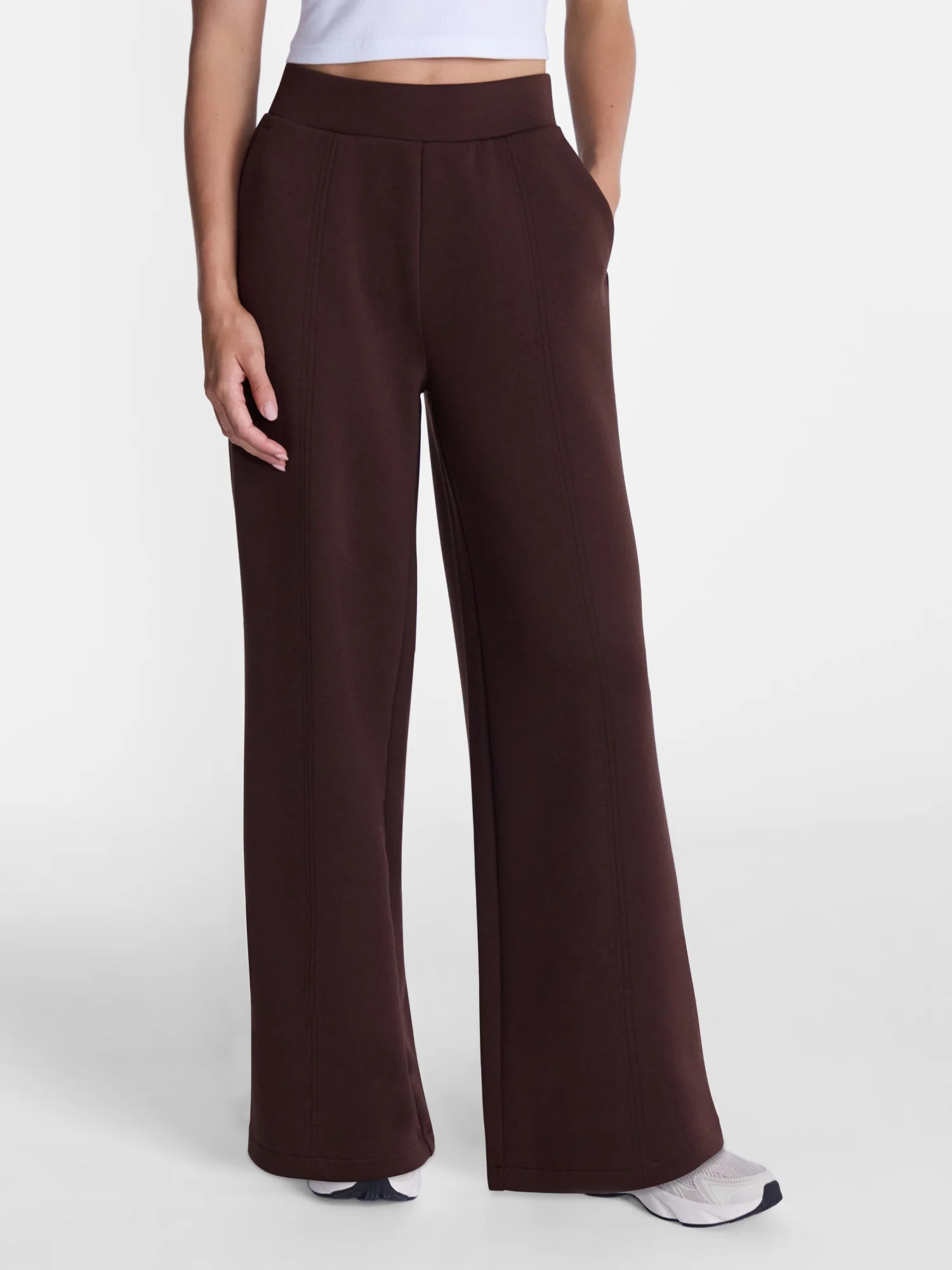 Avia Women's ScubaKnit Wide Leg Pants, Sizes XS-XXXL - Walmart.com | Walmart (US)