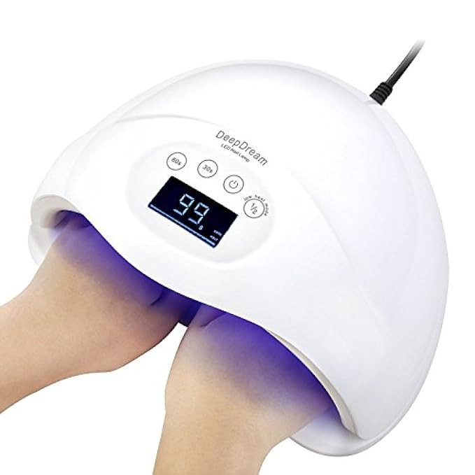 DeepDream 48W Gel Nail Lamp UV LED Dryer Curing Lamps Light Fingernail & Toenail Polish Art Professi | Amazon (US)