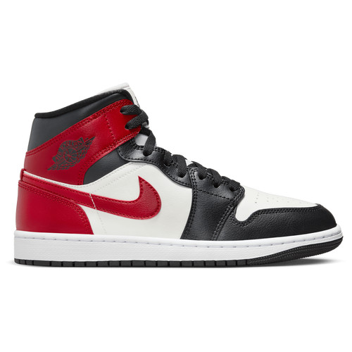 Jordan Womens Jordan AJ 1 Mid - Womens Basketball Shoes Red/White/Black Size 07.5 | Foot Locker (US)