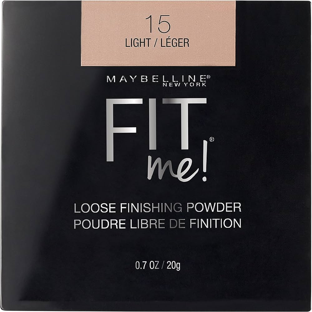 Maybelline Fit Me Loose Setting Powder, Face Powder and Finishing Makeup, Light, 1 Count | Amazon (US)